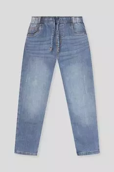 Джинсы с эффектом потертости IDO