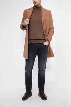 Джинсы с эффектом потертости LERROS