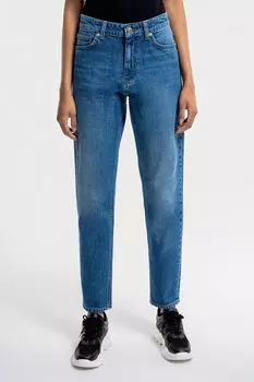 Джинсы с эффектом потертости Loft