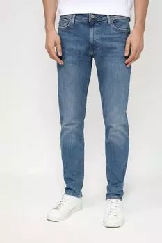 Джинсы с эффектом потертости Loft