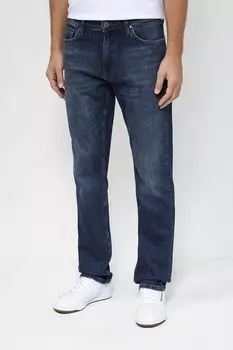 Джинсы с эффектом потертости Loft