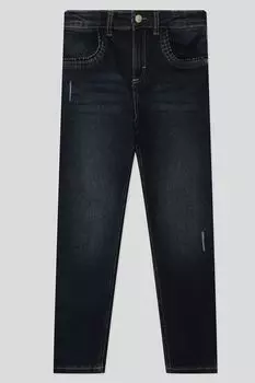 Джинсы с эффектом потертости Mayoral