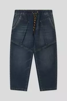 Джинсы с эффектом потертости на эластичном поясе OVS