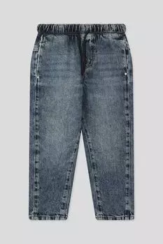 Джинсы с эффектом потертости на эластичном поясе OVS