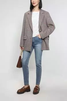 Джинсы с эффектом потертости Naf Naf