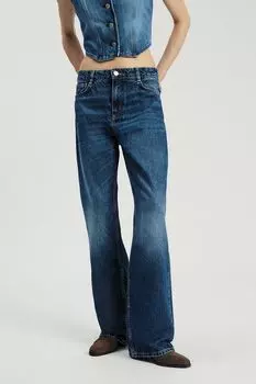 Джинсы с эффектом потертости Nume