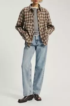 Джинсы с эффектом потертости Nume