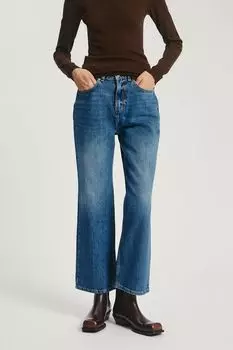 Джинсы с эффектом потертости Nume