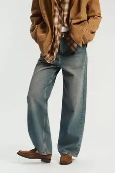 Джинсы с эффектом потертости Nume