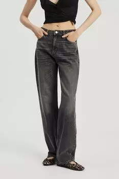 Джинсы с эффектом потертости Nume