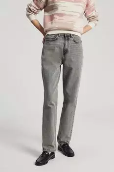 Джинсы с эффектом потертости Nume