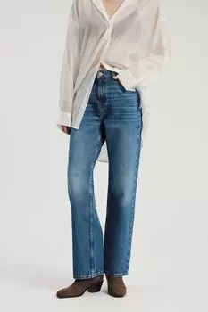 Джинсы с эффектом потертости Nume