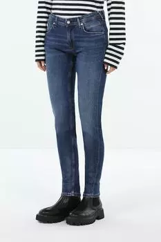 Джинсы с эффектом потертости облегающего кроя Marc O'Polo Denim