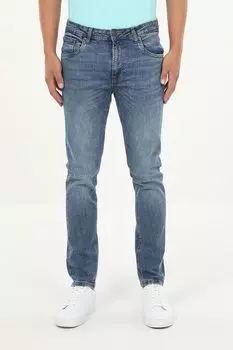 Джинсы с эффектом потертости OVS