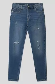 Джинсы с эффектом потертости OVS