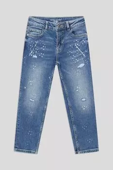 Джинсы с эффектом потертости OVS