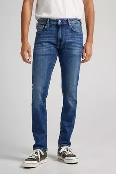 Джинсы с эффектом потертости PEPE JEANS