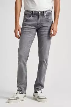 Джинсы с эффектом потертости PEPE JEANS