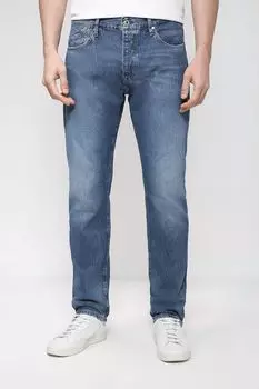 Джинсы с эффектом потертости PEPE JEANS