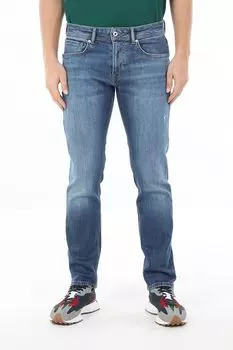 Джинсы с эффектом потертости PEPE JEANS