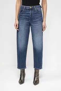 Джинсы с эффектом потертости Pinko