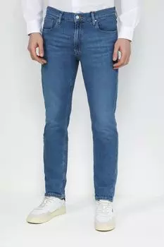 Джинсы с эффектом потертости Piombo