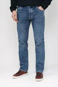 Джинсы с эффектом потертости Piombo