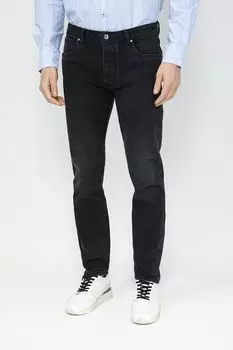 Джинсы с эффектом потертости Piombo