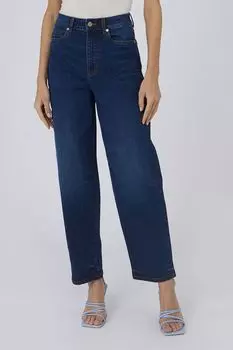 Джинсы с эффектом потертости прямого кроя Silvian Heach