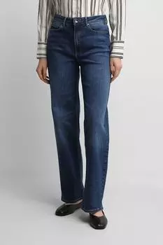 Джинсы с эффектом потертости прямые Betty & Co