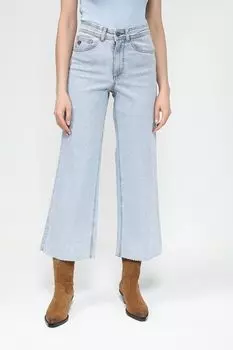 Джинсы с эффектом потертости расклешенные Desigual