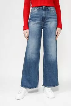 Джинсы с эффектом потертости расклешенные Tommy Jeans