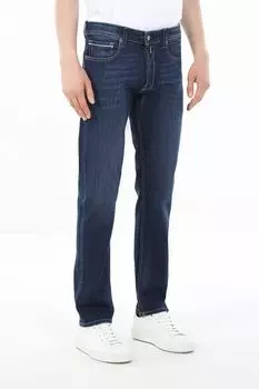 Джинсы с эффектом потертости Replay