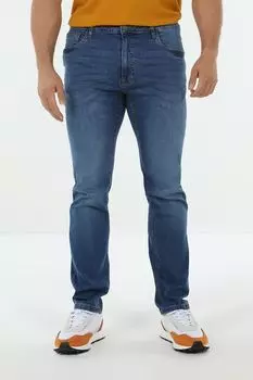 Джинсы с эффектом потертости Republic of Denim