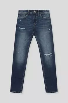 Джинсы с эффектом потертости Republic of Denim