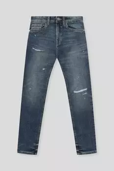 Джинсы с эффектом потертости Republic of Denim