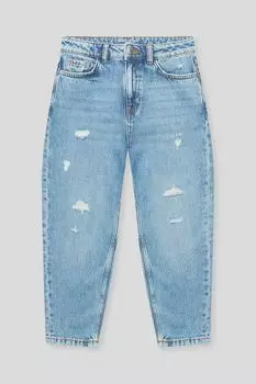 Джинсы с эффектом потертости Republic of Denim