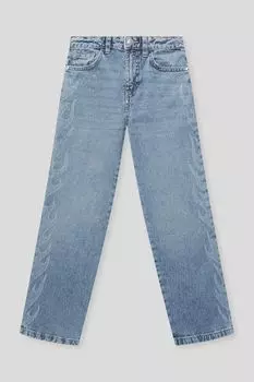 Джинсы с эффектом потертости Republic of Denim