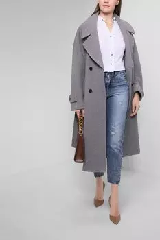 Джинсы с эффектом потертости Rinascimento