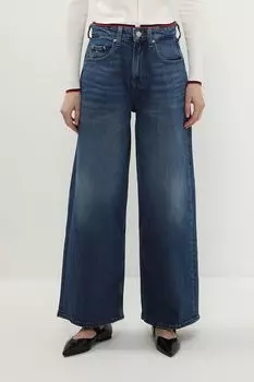 Джинсы с эффектом потертости широкого кроя Tommy Jeans