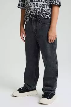 Джинсы с эффектом потертости SMENA