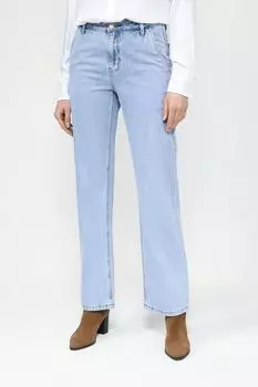 Джинсы с эффектом потертости свободного кроя SABRINA SCALA