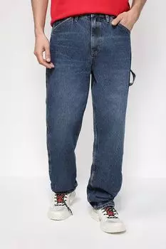 Джинсы с эффектом потертости свободного кроя Superdry