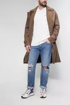 Джинсы с эффектом потертости Tommy Jeans