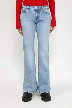 Джинсы с эффектом потертости Tommy Jeans