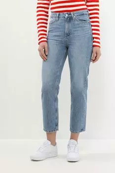 Джинсы с эффектом потертости укороченного кроя Marc O'Polo Denim