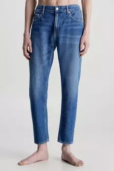 Джинсы с эффектом потертости укороченные Calvin Klein Jeans