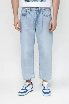 Джинсы с эффектом потертости укороченные LEVI'S
