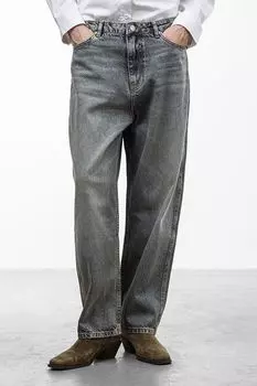 Джинсы с эффектом потертости Urban Tiger