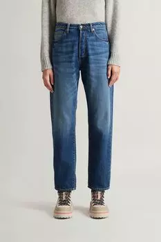 Джинсы с эффектом потертости Woolrich